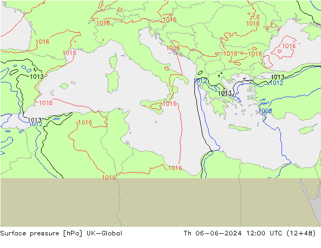 pressão do solo UK-Global Qui 06.06.2024 12 UTC