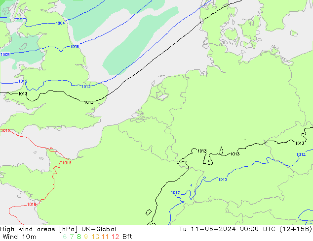 High wind areas UK-Global mar 11.06.2024 00 UTC