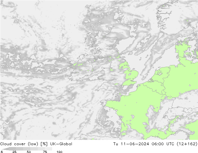 Nubes bajas UK-Global mar 11.06.2024 06 UTC