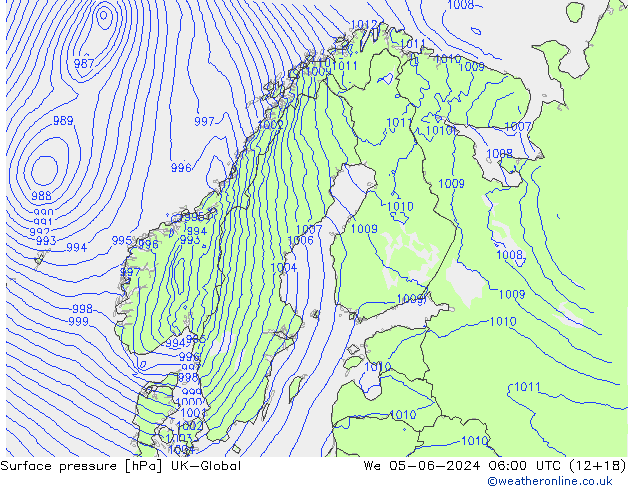 Bodendruck UK-Global Mi 05.06.2024 06 UTC