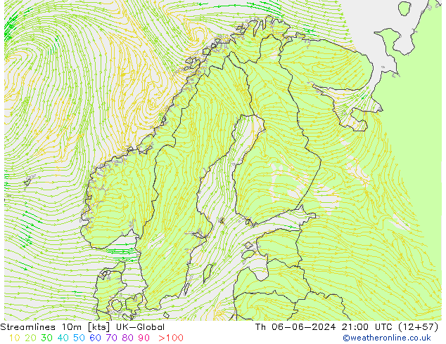 Stromlinien 10m UK-Global Do 06.06.2024 21 UTC