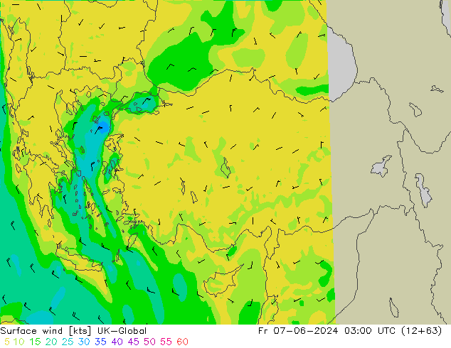 Surface wind UK-Global Fr 07.06.2024 03 UTC