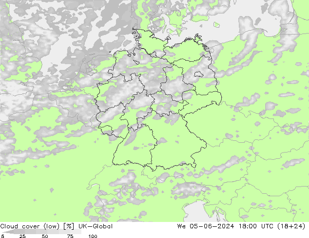 Bulutlar (düşük) UK-Global Çar 05.06.2024 18 UTC