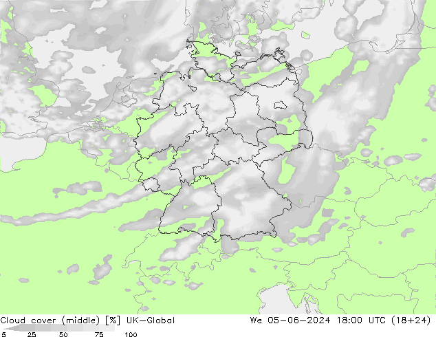 Bulutlar (orta) UK-Global Çar 05.06.2024 18 UTC