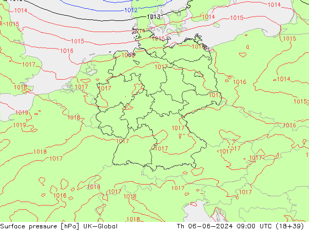 ciśnienie UK-Global czw. 06.06.2024 09 UTC