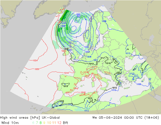 High wind areas UK-Global St 05.06.2024 00 UTC