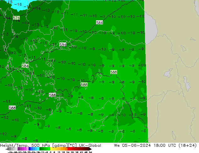 Hoogte/Temp. 500 hPa UK-Global wo 05.06.2024 18 UTC