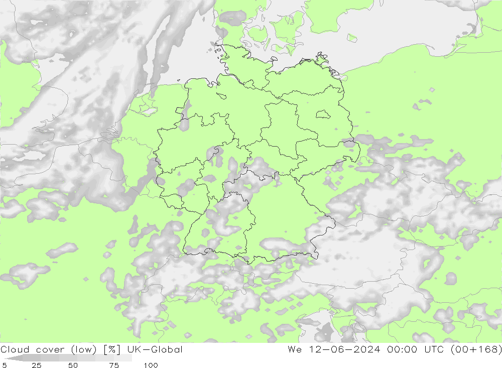 Bulutlar (düşük) UK-Global Çar 12.06.2024 00 UTC