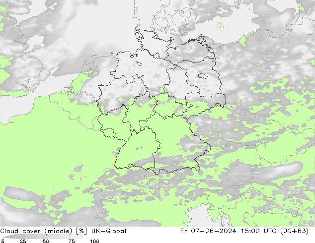 Wolken (mittel) UK-Global Fr 07.06.2024 15 UTC