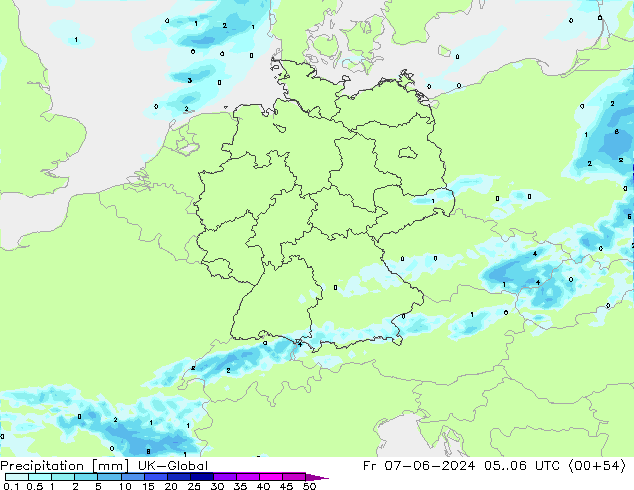 осадки UK-Global пт 07.06.2024 06 UTC