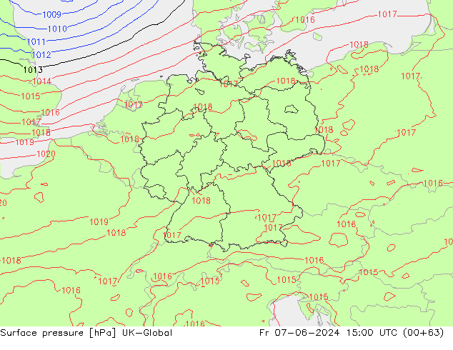 Yer basıncı UK-Global Cu 07.06.2024 15 UTC