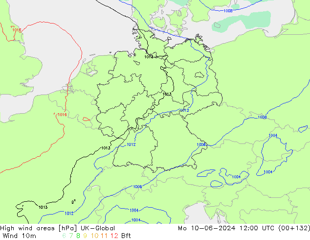 High wind areas UK-Global lun 10.06.2024 12 UTC