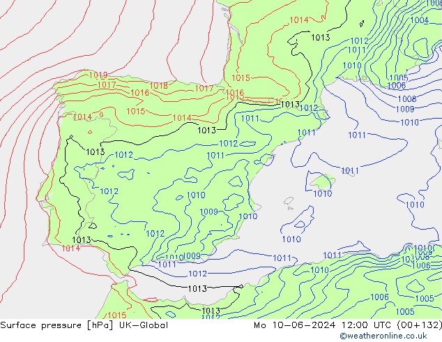 ciśnienie UK-Global pon. 10.06.2024 12 UTC