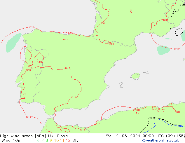 High wind areas UK-Global St 12.06.2024 00 UTC