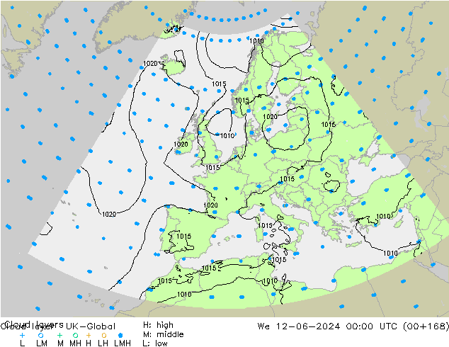 Cloud layer UK-Global mer 12.06.2024 00 UTC