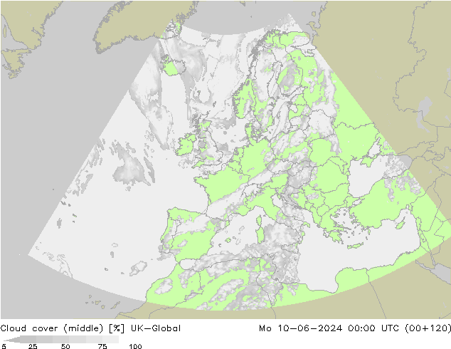 oblačnosti uprostřed UK-Global Po 10.06.2024 00 UTC