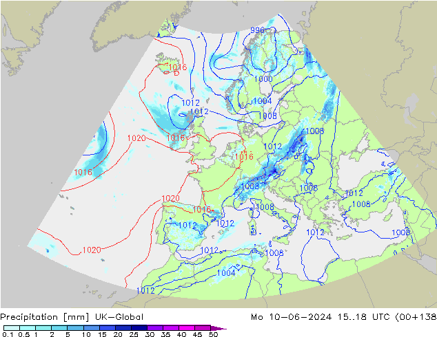 Precipitation UK-Global Mo 10.06.2024 18 UTC