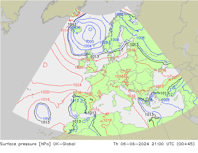 pressão do solo UK-Global Qui 06.06.2024 21 UTC