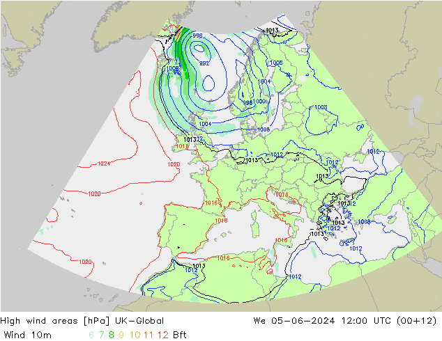 High wind areas UK-Global mer 05.06.2024 12 UTC