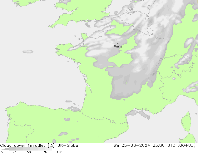 oblačnosti uprostřed UK-Global St 05.06.2024 03 UTC