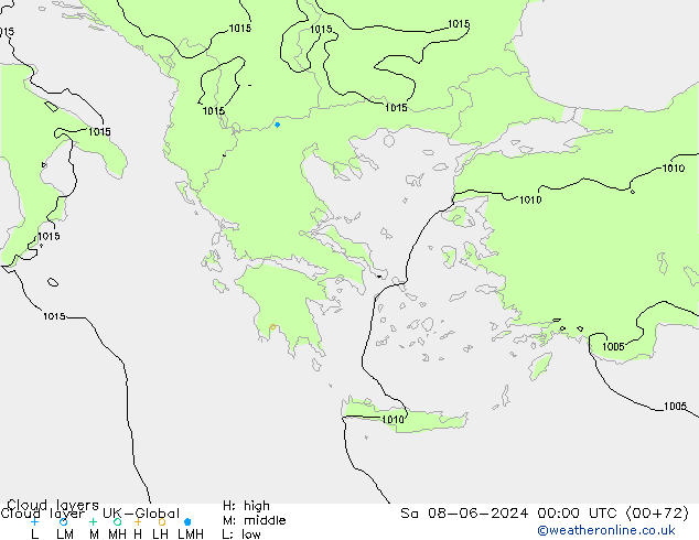 Wolkenlagen UK-Global za 08.06.2024 00 UTC