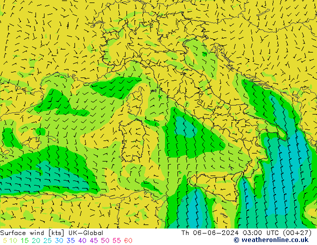 Surface wind UK-Global Th 06.06.2024 03 UTC