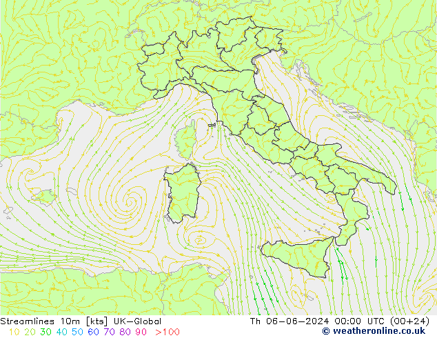 Ligne de courant 10m UK-Global jeu 06.06.2024 00 UTC