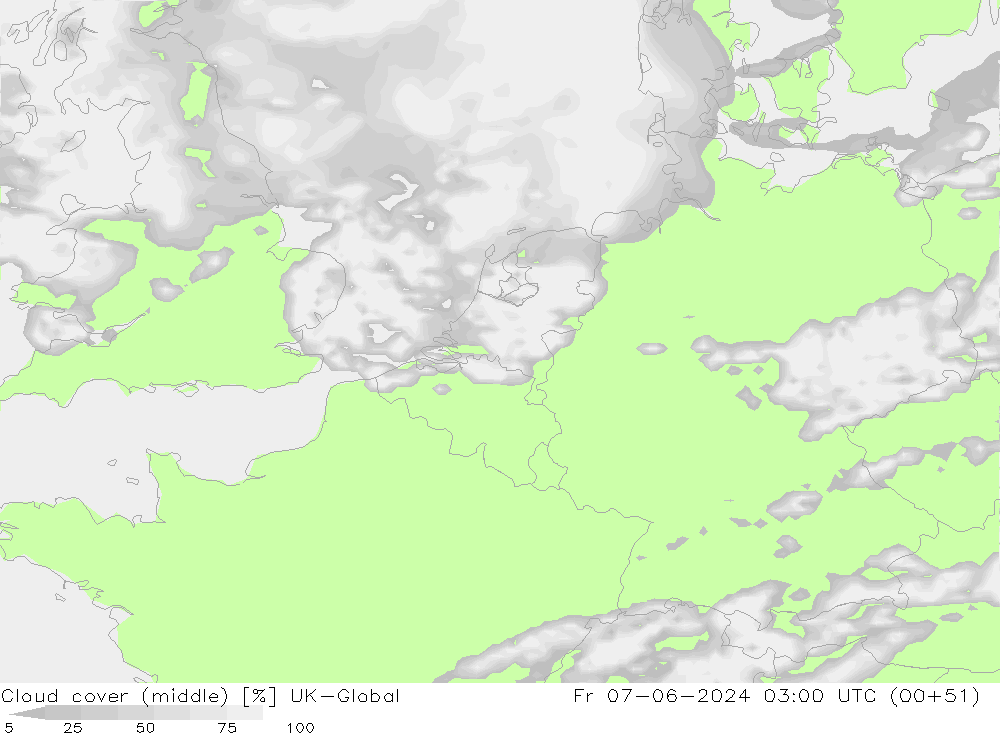 Cloud cover (middle) UK-Global Fr 07.06.2024 03 UTC