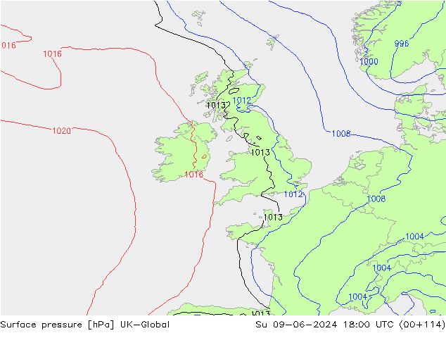 pressão do solo UK-Global Dom 09.06.2024 18 UTC