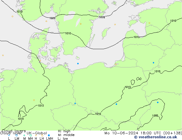 Wolkenlagen UK-Global ma 10.06.2024 18 UTC