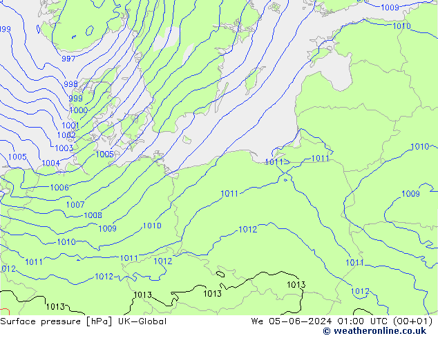 Luchtdruk (Grond) UK-Global wo 05.06.2024 01 UTC