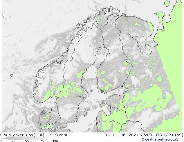 облака (низкий) UK-Global вт 11.06.2024 06 UTC