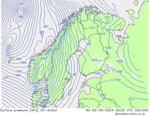 Bodendruck UK-Global Mi 05.06.2024 06 UTC