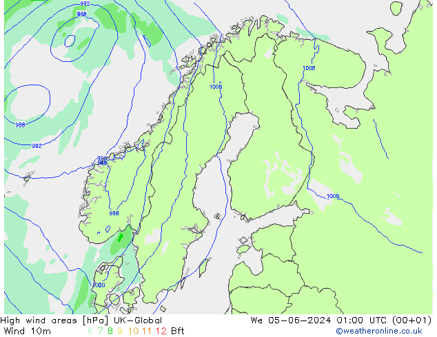 High wind areas UK-Global mié 05.06.2024 01 UTC