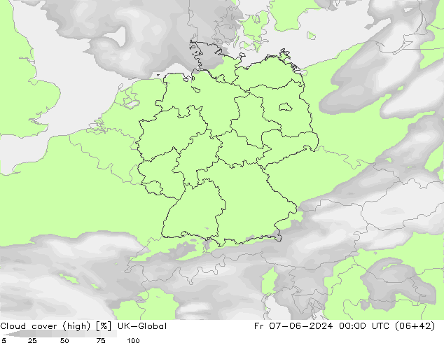 vysoký oblak UK-Global Pá 07.06.2024 00 UTC