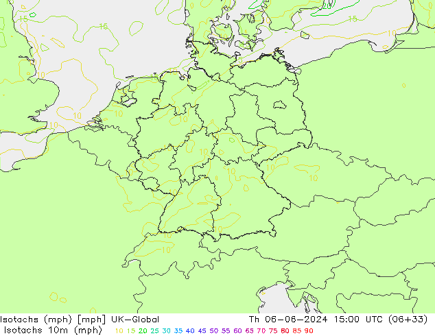 Isotachs (mph) UK-Global Th 06.06.2024 15 UTC