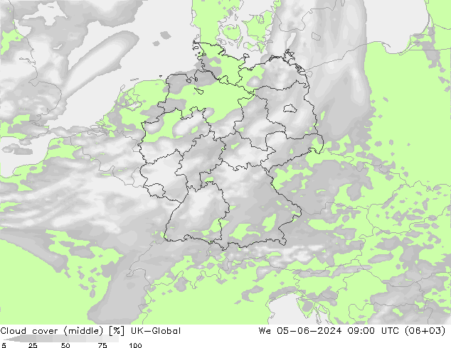 Bulutlar (orta) UK-Global Çar 05.06.2024 09 UTC