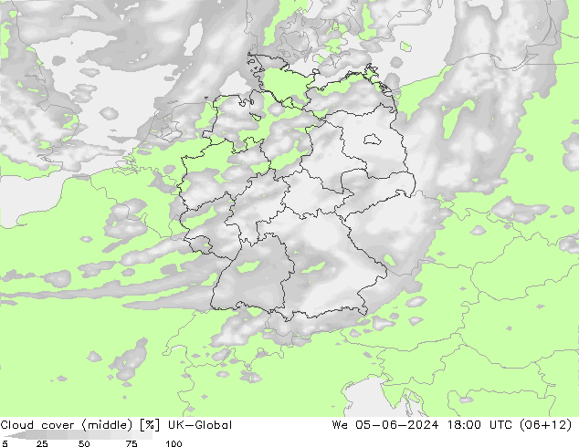 Bulutlar (orta) UK-Global Çar 05.06.2024 18 UTC