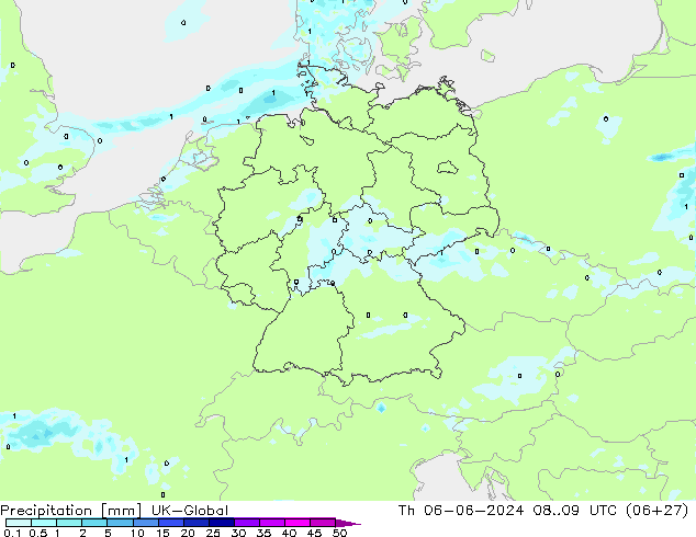 Neerslag UK-Global do 06.06.2024 09 UTC