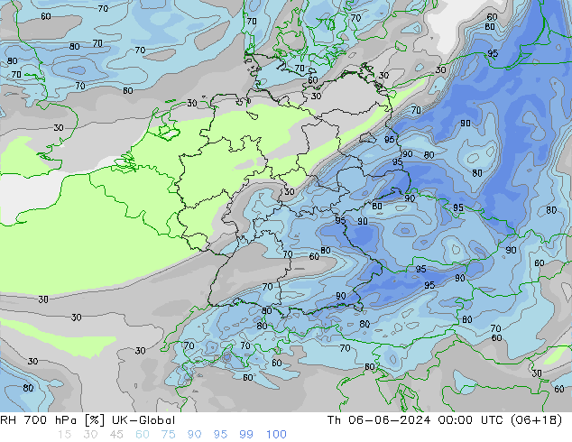 700 hPa Nispi Nem UK-Global Per 06.06.2024 00 UTC