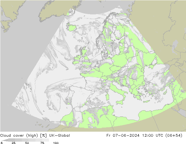 Wolken (hohe) UK-Global Fr 07.06.2024 12 UTC