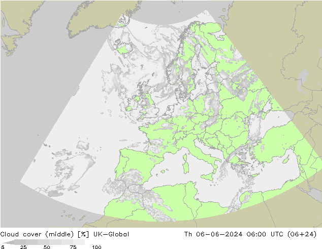 Wolken (mittel) UK-Global Do 06.06.2024 06 UTC