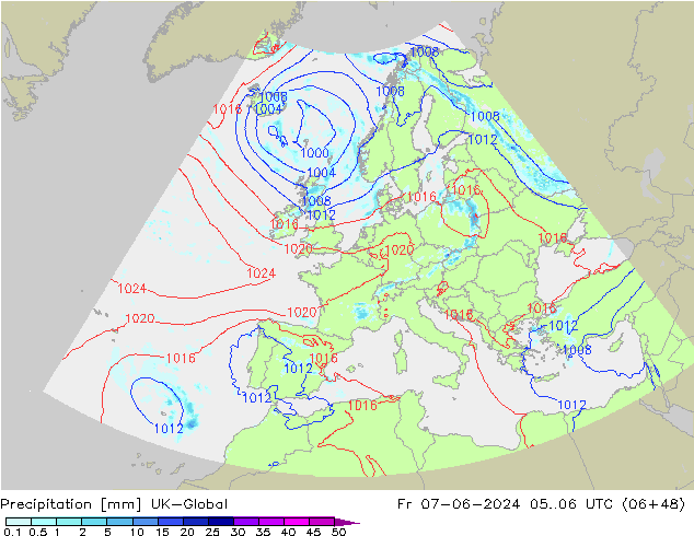 Neerslag UK-Global vr 07.06.2024 06 UTC