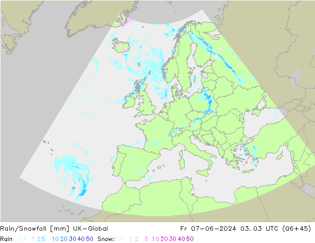 Rain/Snowfall UK-Global Sex 07.06.2024 03 UTC