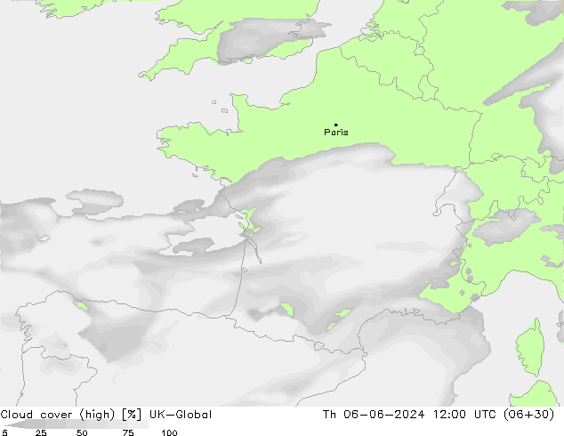 Wolken (hohe) UK-Global Do 06.06.2024 12 UTC