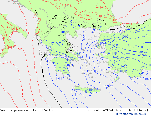 Yer basıncı UK-Global Cu 07.06.2024 15 UTC