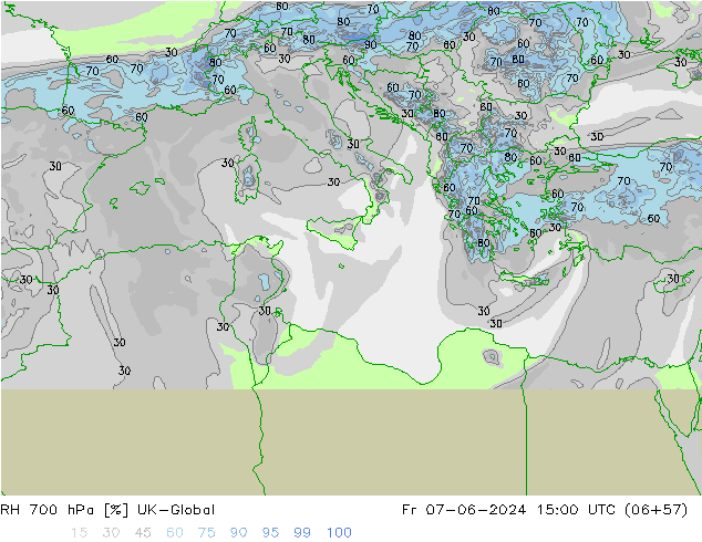 RH 700 hPa UK-Global pt. 07.06.2024 15 UTC