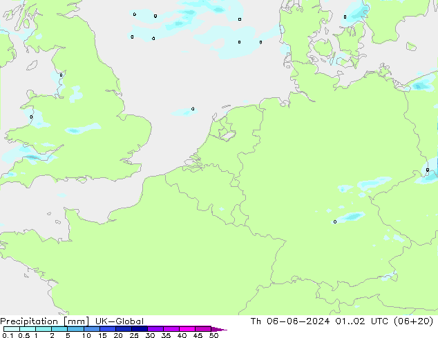 Precipitation UK-Global Th 06.06.2024 02 UTC