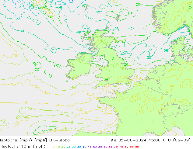 Isotaca (mph) UK-Global mié 05.06.2024 15 UTC