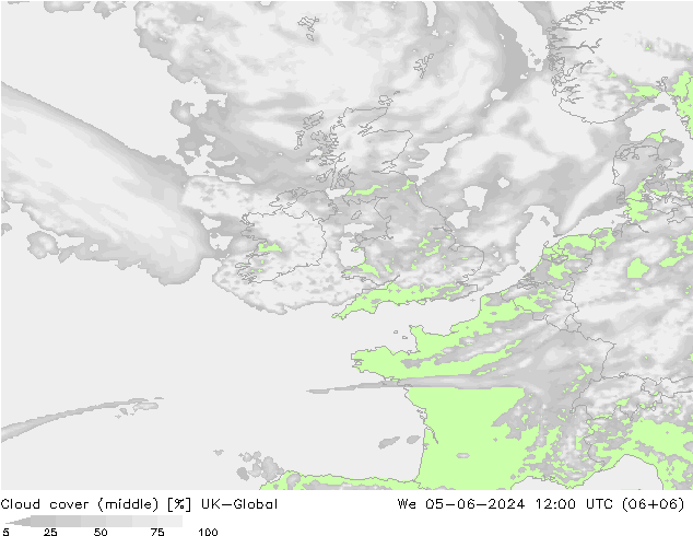 Bulutlar (orta) UK-Global Çar 05.06.2024 12 UTC